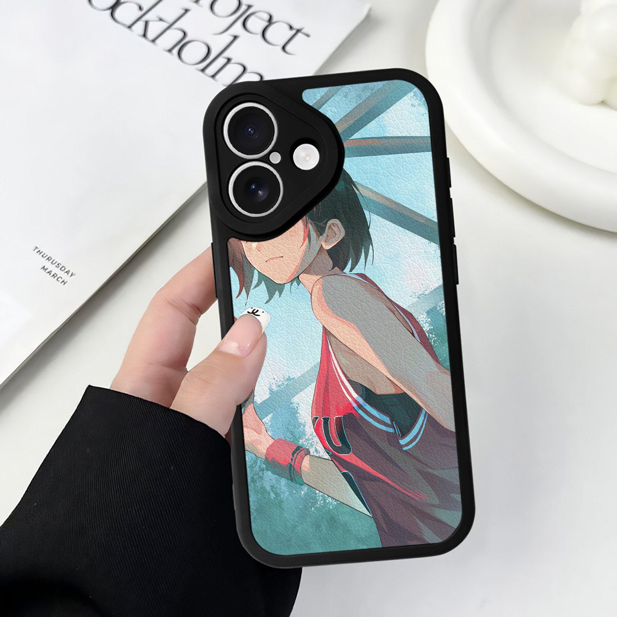 （画像用） SLAM DUNK／スラムダンク 【iPhone 16シリーズ対応】シリコンスマホケース（レザー調） 材質：シリコン